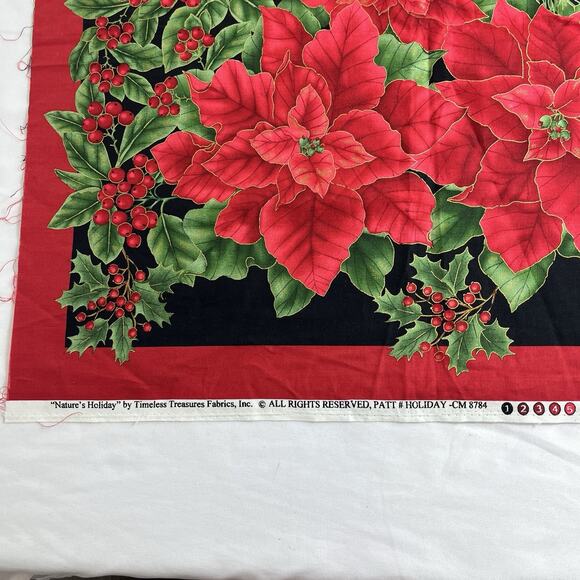 Nature's Holiday by Timeless Treasures Fabrics, Inc. Piece of fabric to craft. - Picture 4 of 6